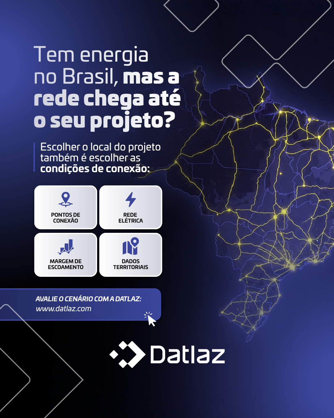 O Brasil pode ter energia sobrando e, ainda assim, faltar capacidade para o seu projeto.